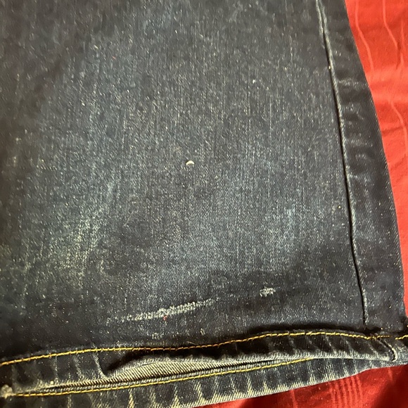 Bluenotes dark denim stretch jeans with flared bottom - Picture 2 of 5